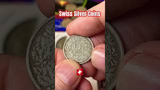 Swiss Silver Coins 🇨🇭 Swiss Francs  Schweizer Franken [upl. by Nyberg]