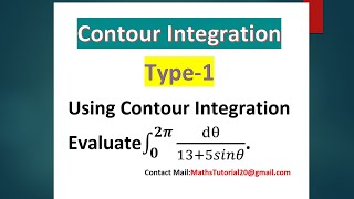 By Using Contour Integration Type 01 Problems 02 Complex Integration [upl. by Astrid]