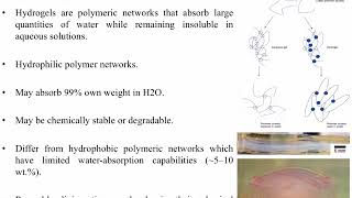 4 Dendrimers amp Hydrogels [upl. by Cowan]