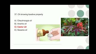 Pharmacognosy MCQ 26  50  Pharma MCQnest by PharmaElite [upl. by Helaine333]