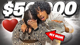 SUPRISING MY MOM WITH 50000 FOR HER BIRTHDAY …❤️🥹🥹  GETS EMOTIONAL [upl. by Englebert255]