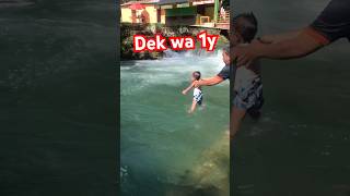 Simulasi baby swim d air berarus lesrenang bandaaceh shorts survival babyswimming baby fyp [upl. by Aynatahs922]