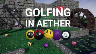 Golfing in Aether  Release Trailer [upl. by Duester]