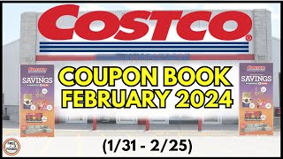 🚨 FEBRUARY 2024 Costco Coupon Book Grocery Preview Deals Valid 131  225 [upl. by Hurlee]