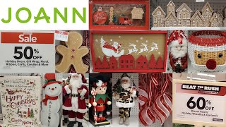 Joann  50 Off Christmas 2024 Decor amp 60 Off Wreaths amp Greenery [upl. by Emmye629]