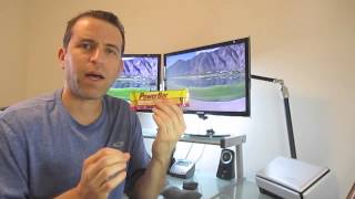 PowerBar Performance Energy Bar Mixed Berry Blast Flavor Review [upl. by Samp]