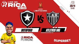 Live pós jogo  Botafogo x Atlético MG [upl. by Locin240]