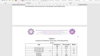 How to Interpret Statistical Table ng Research [upl. by Laughlin]