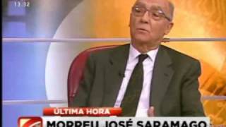 Saramago sobre Cavaco Silva [upl. by Beichner]