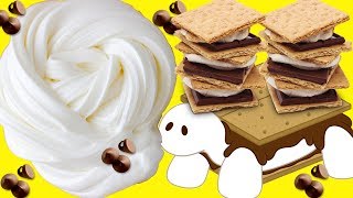 DIY Edible Slime Candy SLIME YOU CAN EAT EDIBLE SMORES SLIME DIY Summer Slime [upl. by Ruamaj]