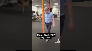 Biceps Tendonitis Exercises physicaltherapy physicaltherapist shouldercare shoulderworkout [upl. by Aiden]