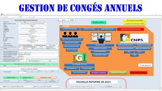 Comment faire la gestion des congés dans notre logiciel de Paie [upl. by Marguerita]