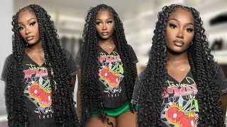 HOW TO LONG JUMBO BOHO PASSION TWIST HAIR TUTORIAL  Rubberband Crochet Method [upl. by Tyree]