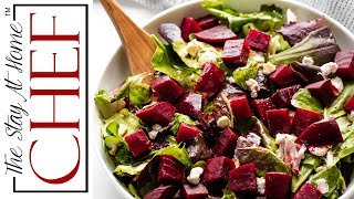 How to Make Beet Salad  The Stay At Home Chef [upl. by Aicena]