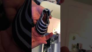 Easy Way to add serged Sleeve Cuffs [upl. by Jariv]