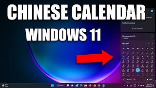 How To Fix Windows 11 Showing Chinese Calendar [upl. by Lac273]