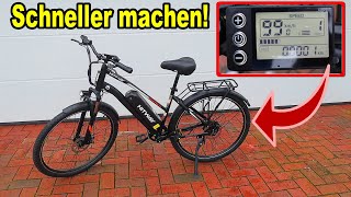 EBike schneller machen  Motor Begrenzung aufheben  So wirds gemacht [upl. by Oman]