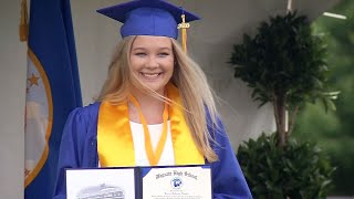 Wayzata Graduates Pick up Diplomas in Simple Ceremony [upl. by Enywad]