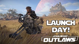 Star Wars Outlaws Launch Day Gameplay LIVE  Exploring the Open World [upl. by Monte]