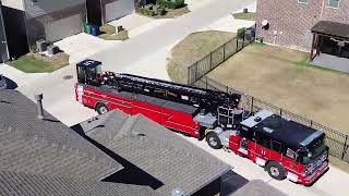 McKinney Fire Departments Tiller Truck [upl. by Dublin]