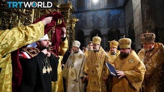 Ukraine Church Epiphanius enthroned as head of Orthodox church [upl. by Gnoud]