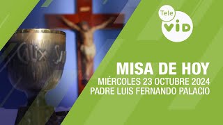 Misa de hoy ⛪ Miércoles 23 Octubre de 2024 Padre Luis Fernando Palacio TeleVID MisaDeHoy Misa [upl. by Enajiram916]