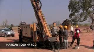 Mineral Exploration Drilling  Reverse Circulation  HARDAB Drill Rigs with Rod Handling System [upl. by Christophe]