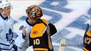 Patrice Bergeron Game 7 OT goal  Handshake  May 13 2013 [upl. by Elyk]