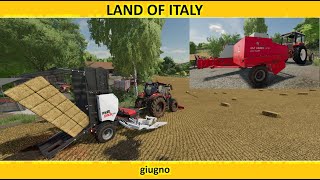 FS22 Ep58 Pressatura paglia con Lely AP 730 trasporto e deposito balle nuovo magazzino [upl. by Ailongam]