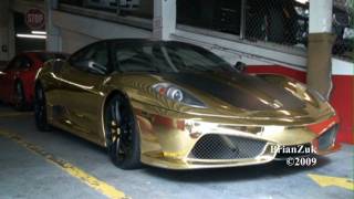 Gold Ferrari 430 Scuderia [upl. by Nettirb20]