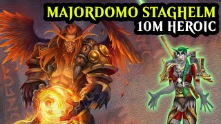 Majordomo Staghelm 10man Heroic  Survival Hunter Firelands 🔥 [upl. by Fenn]