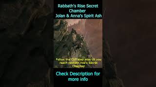 Rabbaths Rise Secret Room  Jolan amp Anna Spirit Ashes  Spell machinists bell bearing eldenring [upl. by Menell655]