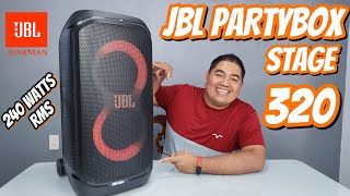 JBL PARTYBOX STAGE 320  UNBOXING Y PRIMERAS IMPRESIONES 🔊🔥🔥🔥 [upl. by Livy]