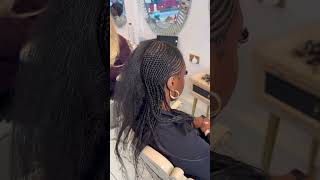 Fulani braids  Trendy Tresses Burmese curls 😍 burmesecurly sewin curlyhair longhair [upl. by Airottiv]