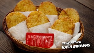 Hash Browns Recipe  Crispy Restaurant Like  CookingShooking [upl. by Helm]