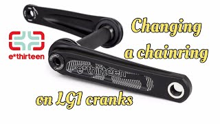 How To Change a Chainring on an Ethirteen LG1 crank [upl. by Nazar]