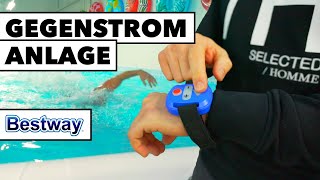 Bestway Gegenstromanlage 58517 Swimfinity  Schneider Home [upl. by Eugeniusz]