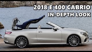 2018 Mercedes E 400 Cabriolet  Test Drive Exterior Interior [upl. by Thorfinn]