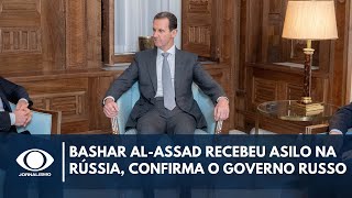 Bashar alAssad recebeu asilo humanitário na Rússia confirma o governo russo  Band em Alta [upl. by Arette]