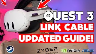 UPDATED META QUEST 3 GUIDE TO UR OCULUS LINK CABLE SUPERCHARGED PCVR EXPERIENCE [upl. by Nosemyaj43]