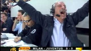 Direttastadio 7Gold  ZULIANI vs CRUDELI Milan 1  1 Juve [upl. by Nalo]