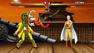 THE MASK vs SAITAMA  High Level Awesome Fight [upl. by Simon]