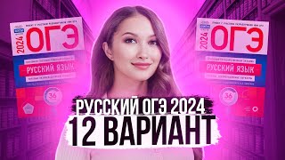 Разбор ОГЭ по русскому 2024 Вариант 12 Дощинский Цыбулько  Лина Гагарина  Онлайн Школа EXAMhack [upl. by Kowatch]