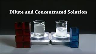 Dilute and concentrated solutions [upl. by Yarased]