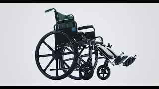 FOLD amp GO WHEELCHAIRS®  Elevating Leg Lifts [upl. by Anoblav]