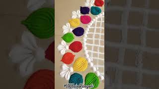 Satisfying Rangoli  Mughlu Rangoli [upl. by Jennie]