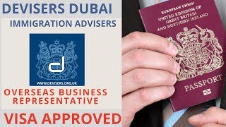 UK VISA APPROVED  Overseas Business Representative  Devisers Immigration Advisers [upl. by Marilou]