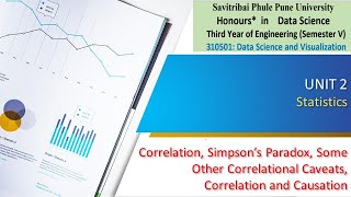 SPPU Honours in Data Science 3rd Year of Engg Sem V Unit2 Statistics Class2 [upl. by Ezar]