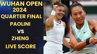 Sabalenka vs Frech  Wuhan Open 2024 Quarter Final Live Score [upl. by Parlin]