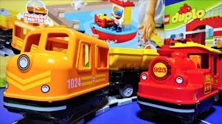 LEGO Duplo My First Train Set and Deluxe Train Set [upl. by Durand79]